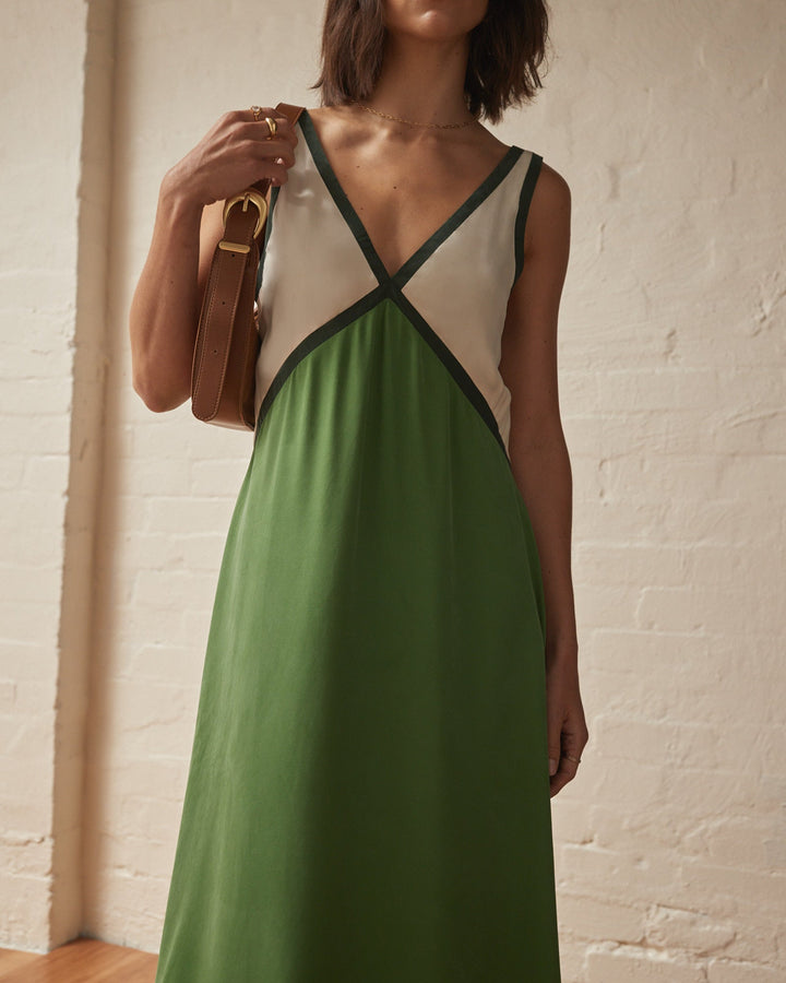 Sienna - Contrast Maxi Dress