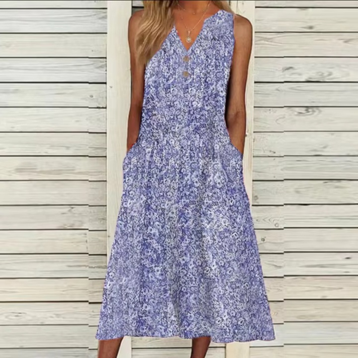 Willow - Elegant Summer Dress with Tummy Coverage