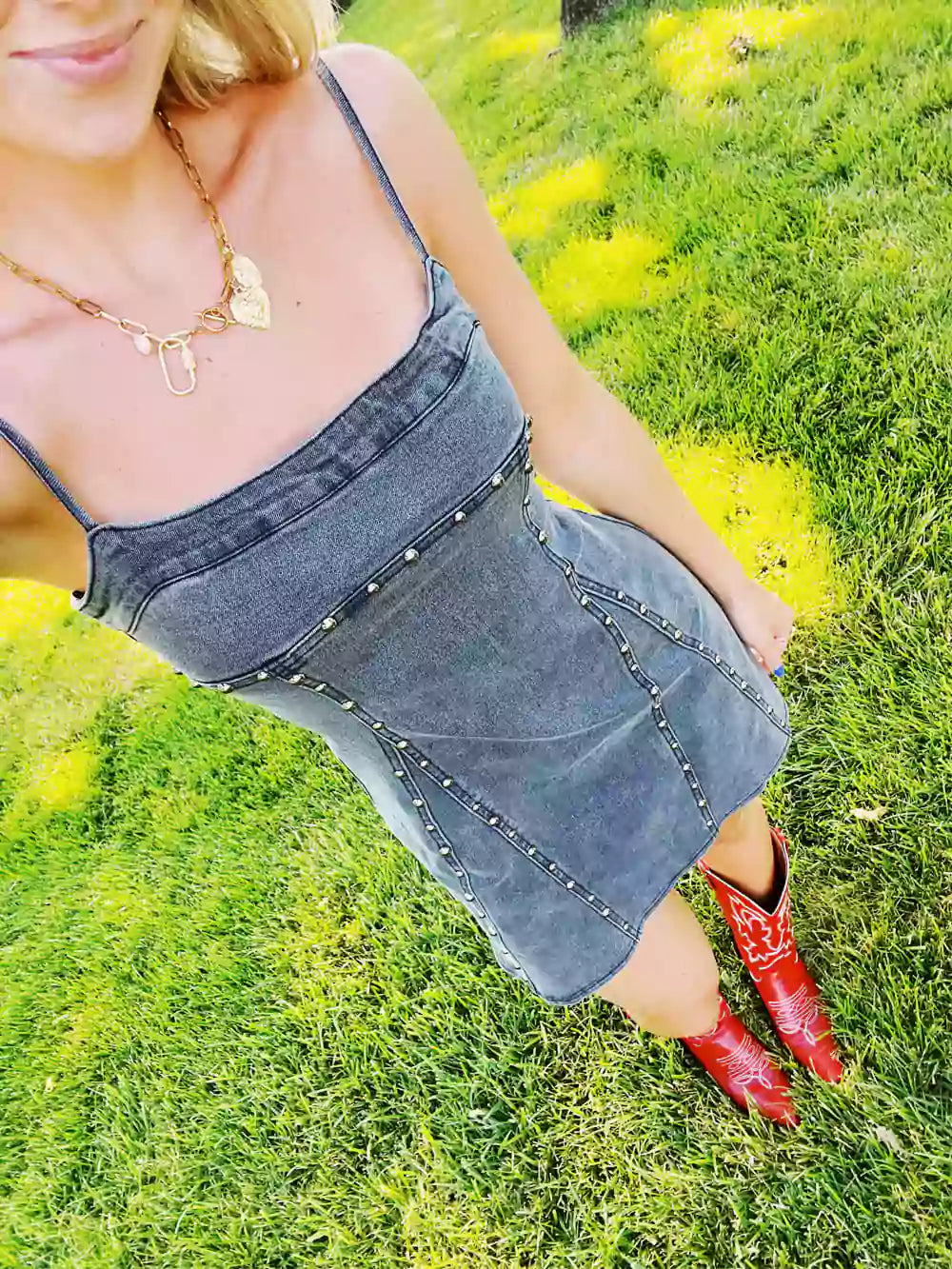 No Other Love Denim Dress