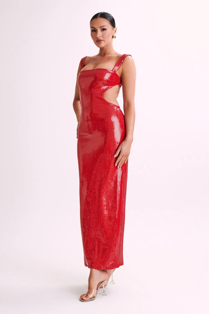 Sasha - Sequined Maxi Dress