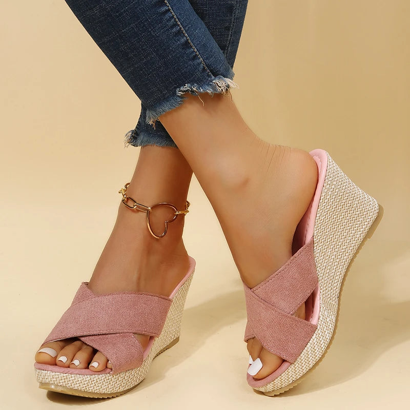 Almar Casual Comfort Wedges Sandals