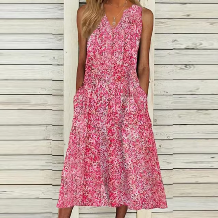 Willow - Elegant Summer Dress with Tummy Coverage