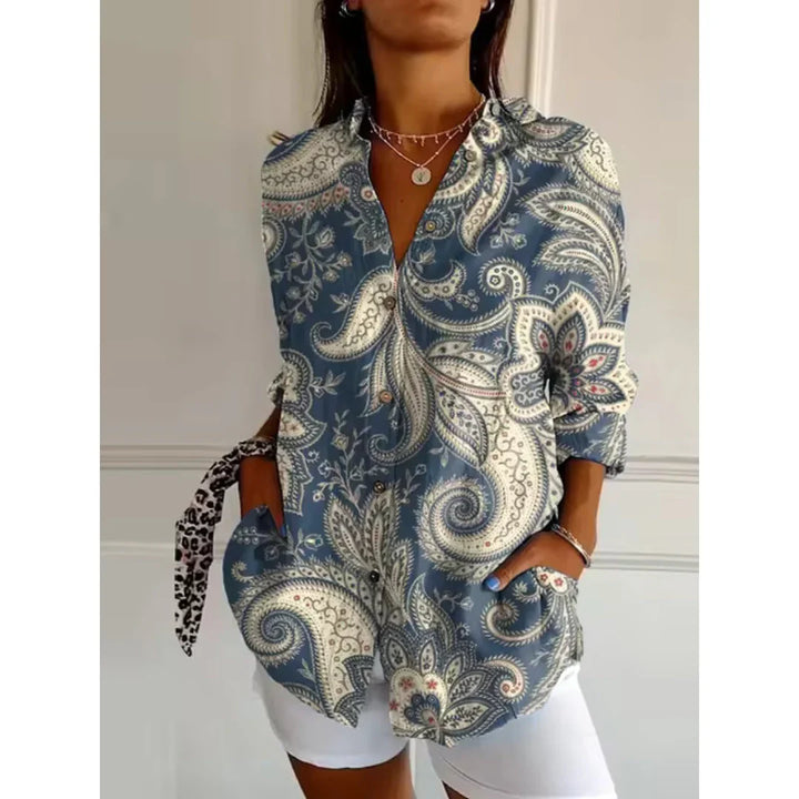 Dorina - Casual Blouse with Floral Print