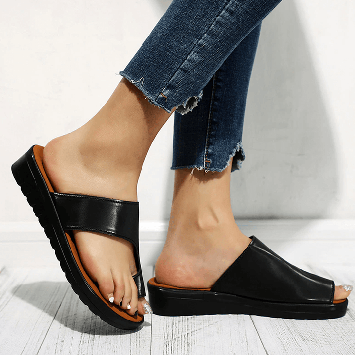 Bunion Corrector Platform Sandals