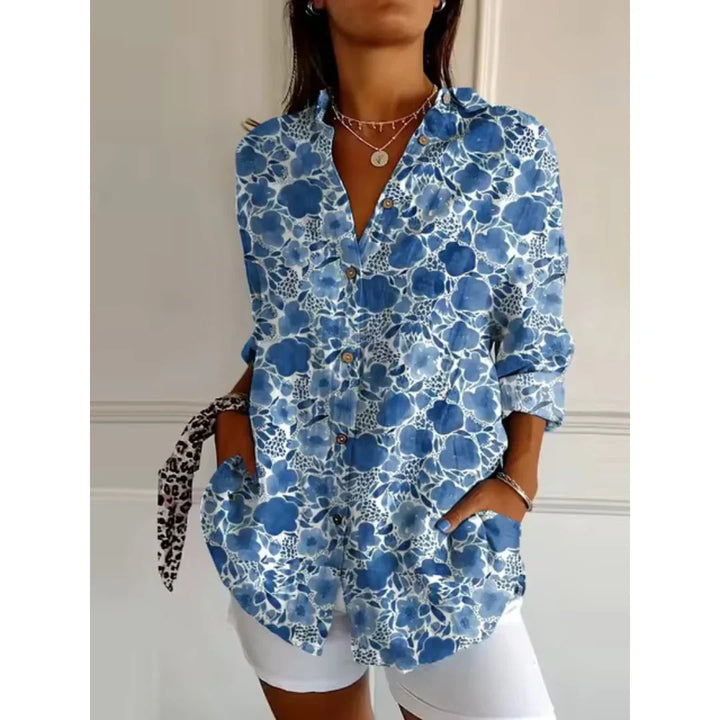 Dorina - Casual Blouse with Floral Print