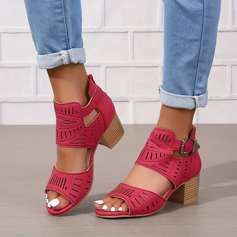 Emmeline - Stylish Women's Sandals with Trendy Thick Heel