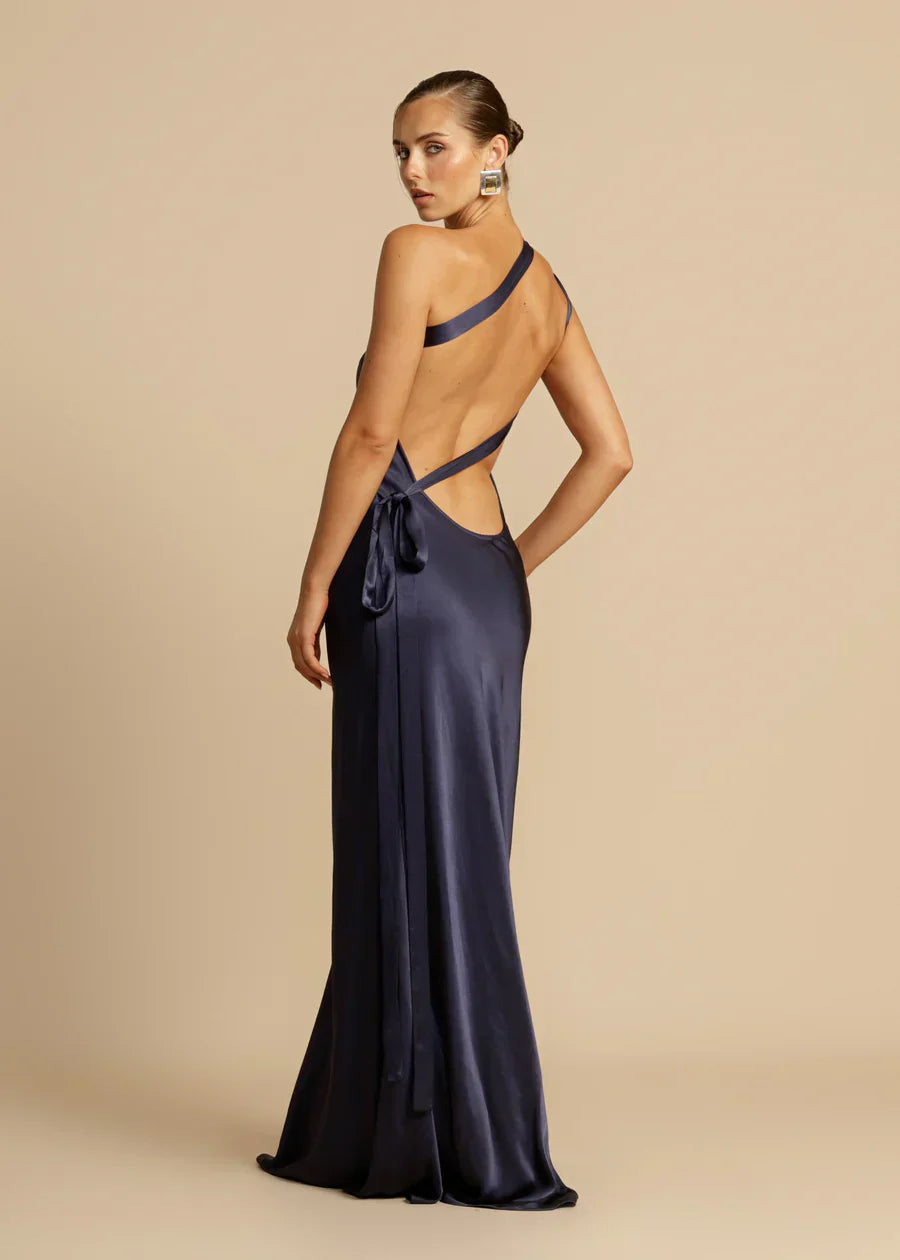 Alicia - Backless Silk Dress