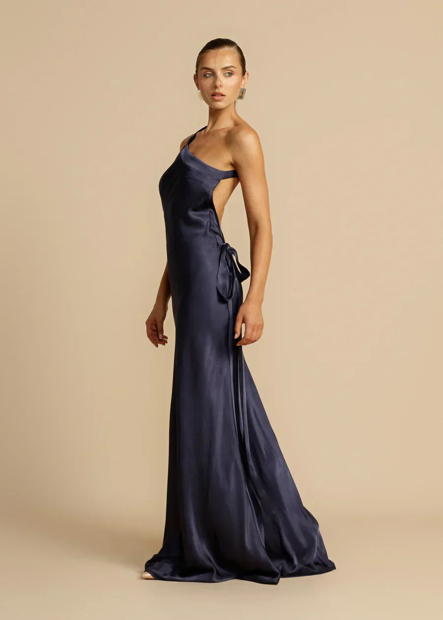 Alicia - Backless Silk Dress