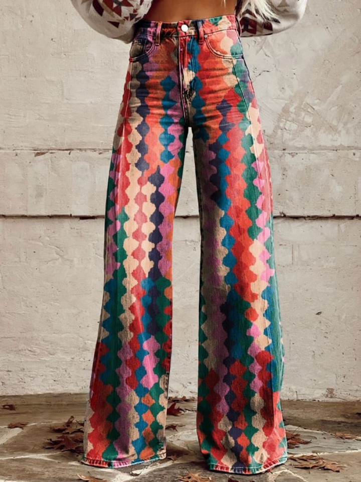 Carlisle - Printed Wide Leg Pants