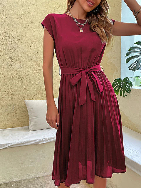 Sofia - Elegant Short-Sleeve Summer Dress