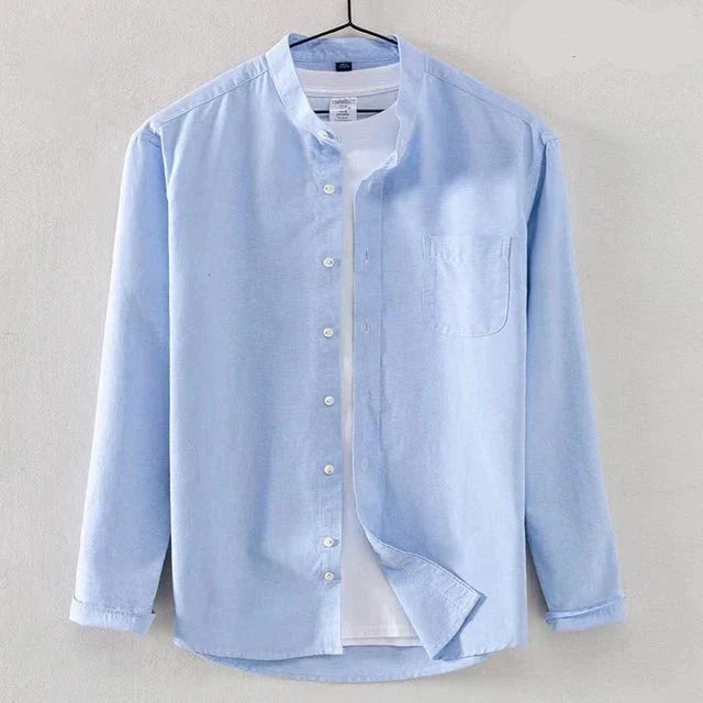 DEVI | MEN'S SHIRT WITH HIGH COLLAR