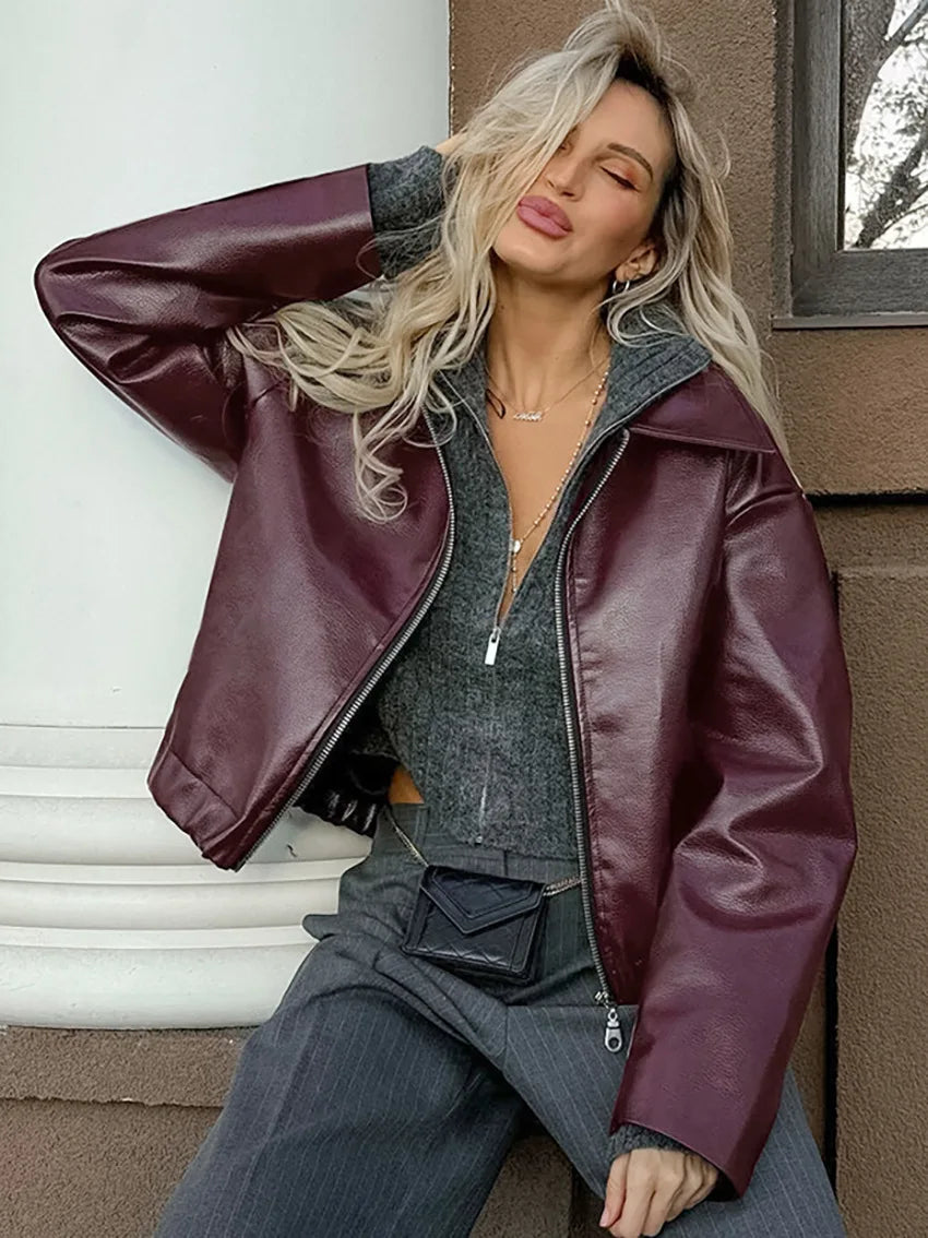 Hannah - Women's Leather Jacket