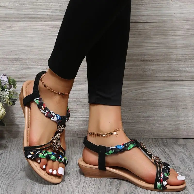 Khate - Braided Flat Sandals