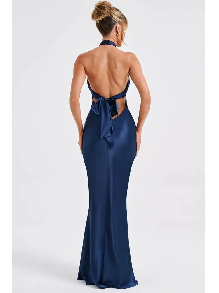 Robin - Satin Maxi Dress