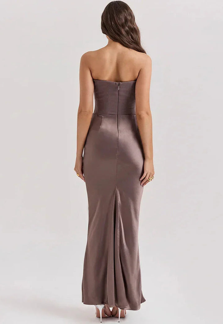 Mayla - Strapless Elegant Maxi Dress