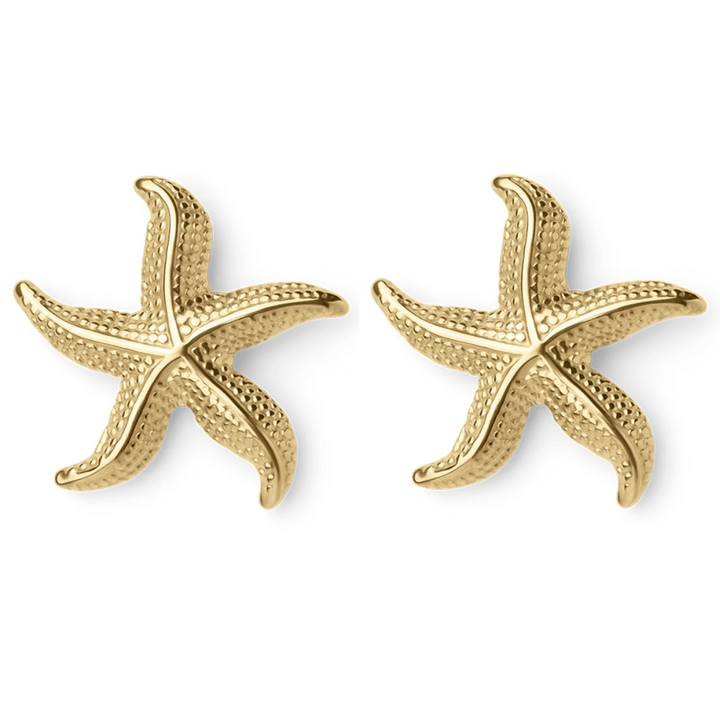 Briana - Curved Starfish Earrings