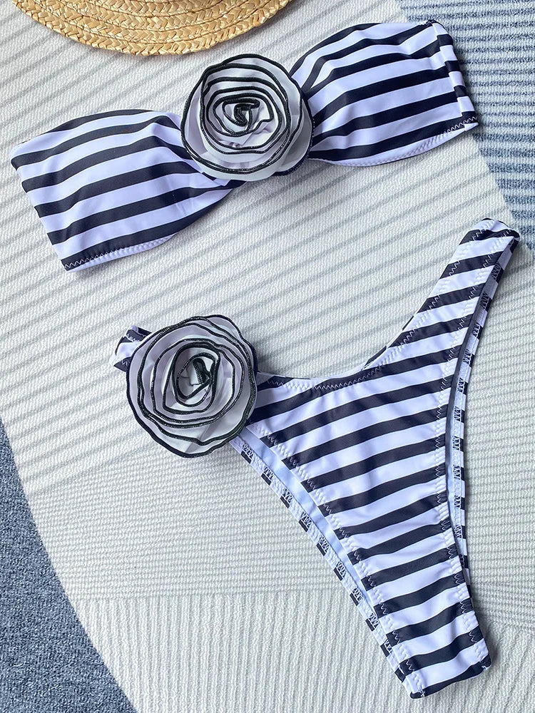 Olivia - Rose Detail Bikini