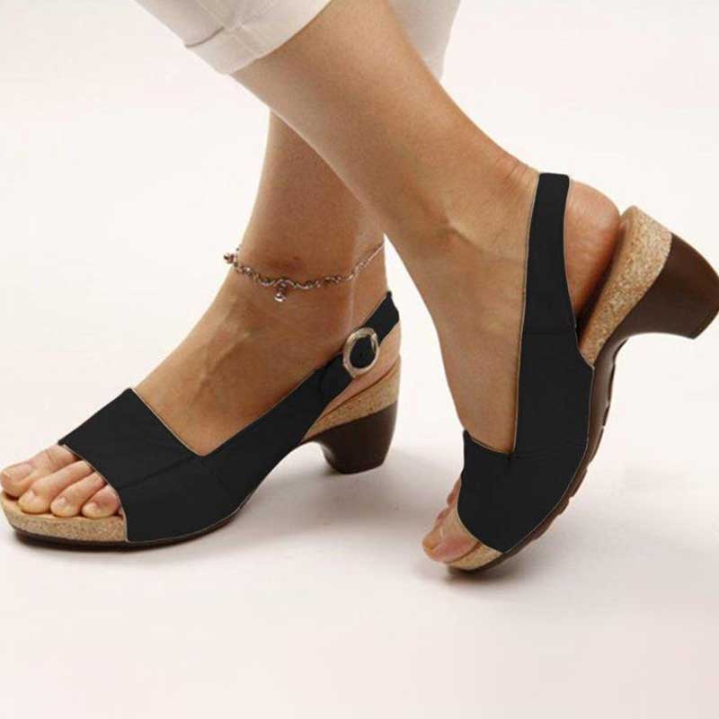 Shalin | Women's Orthopedic Sandals with Heels for Comfort & Style