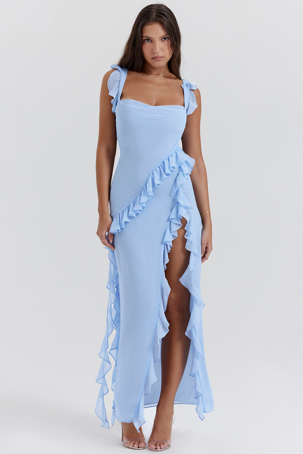 Selene - Ruffled Maxi Dress