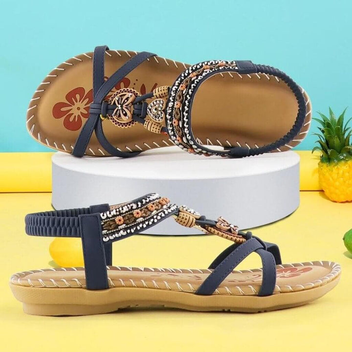 Savana - Sandals with Elastic Band & Soft Platform