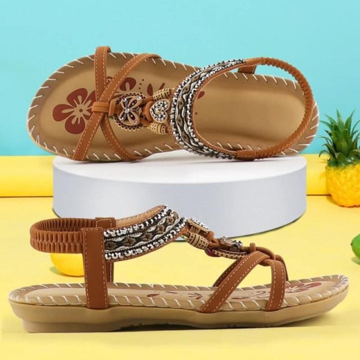 Savana - Sandals with Elastic Band & Soft Platform