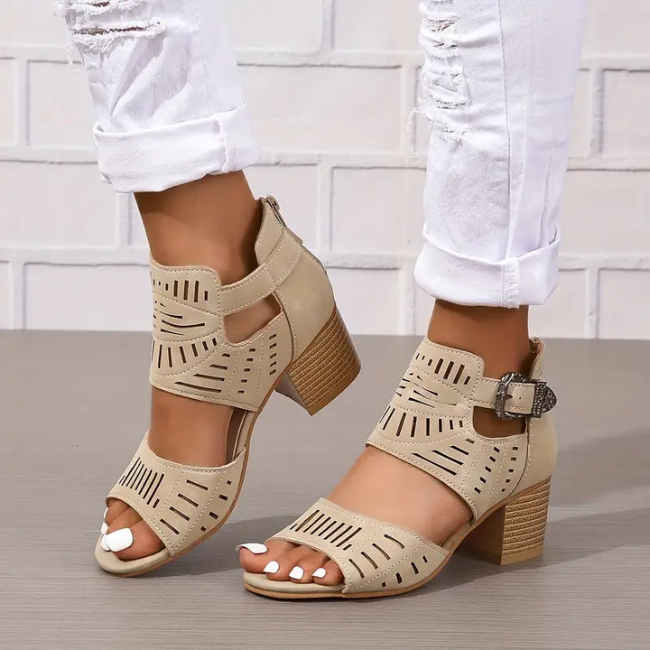 Emmeline - Stylish Women's Sandals with Trendy Thick Heel