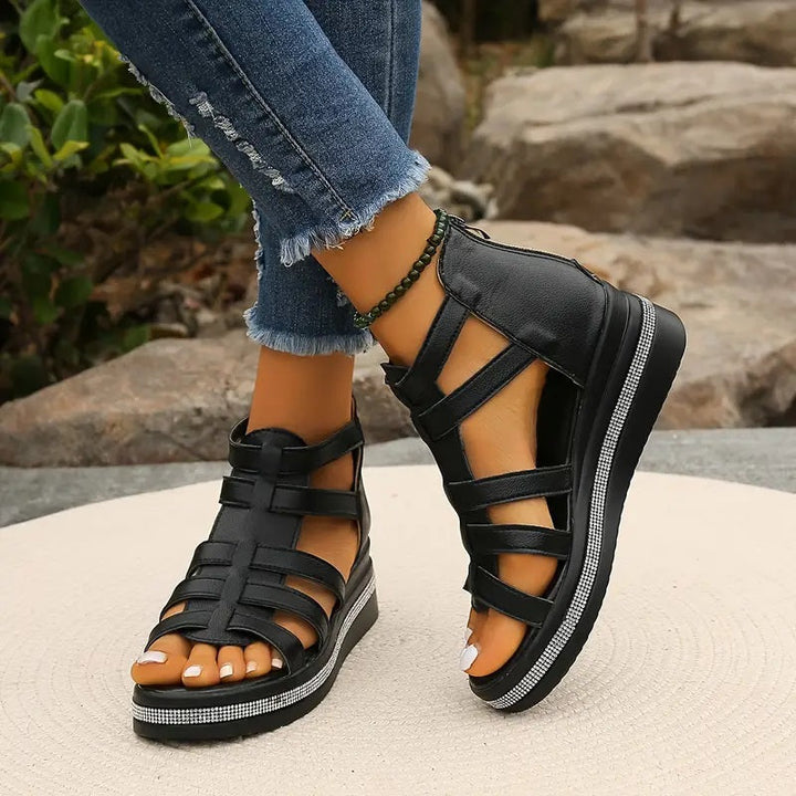 CLEO - Elegant Wedge Sandals