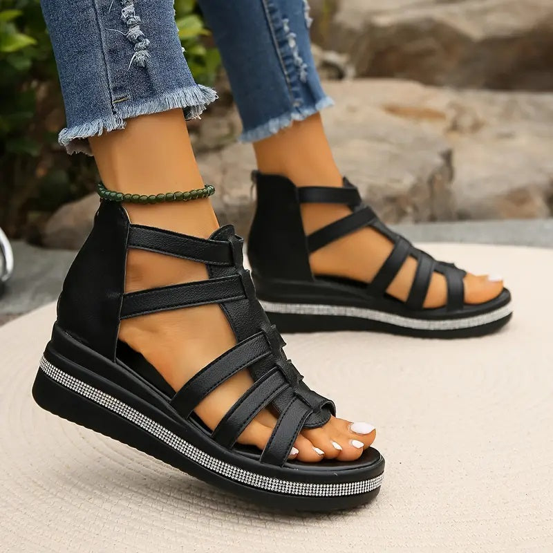 CLEO - Elegant Wedge Sandals