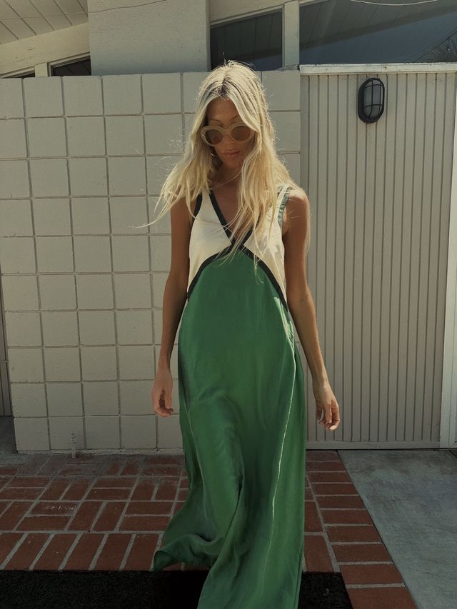 Sienna - Contrast Maxi Dress