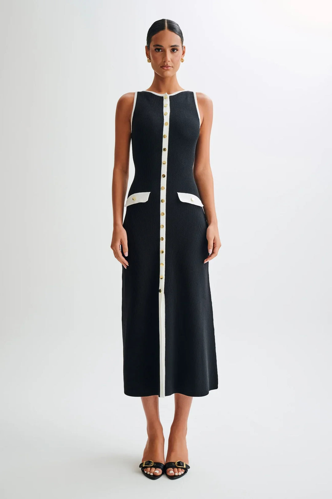 Madeline - Buttoned Maxi Dress