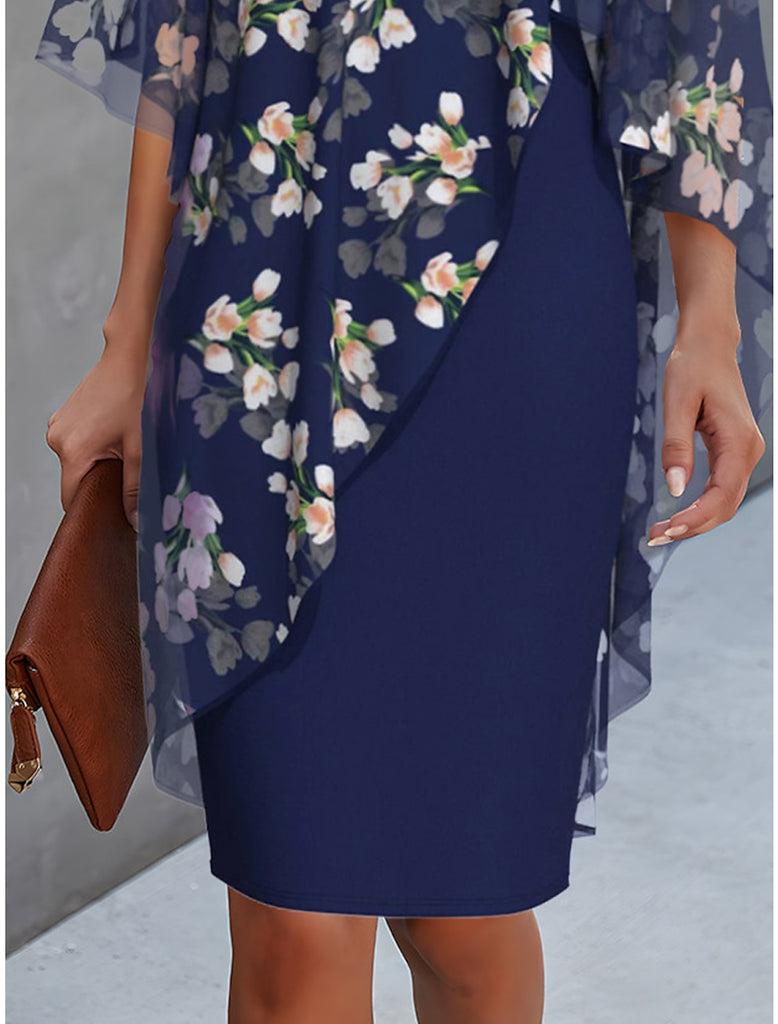 Marguerite | Floral Dress with Tummy Coverage